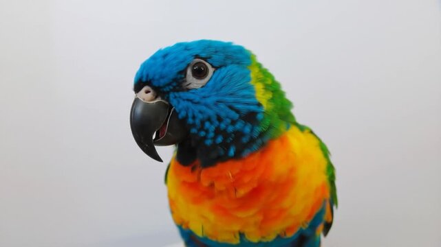 Close-up of a colorful parrot