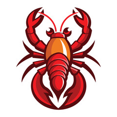 Minimal Crab and Crustacean Logo Design in Silhouette Style