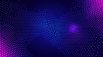 Abstract Digital Waveform Background