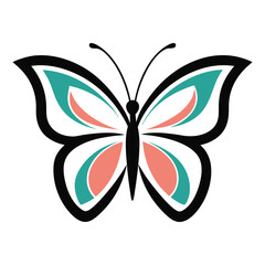 Decorative Flying Butterfly Vector Design