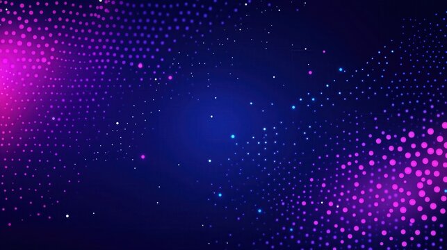 Abstract Digital Space Background - Powered by Adobe