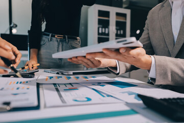 Accounting company provide finance and taxation planning for profitable cash flow, Auditor and...