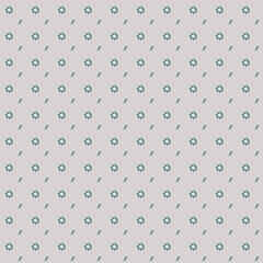 Seamless Geometric Pattern – Blue Spiral Shapes on Light Background