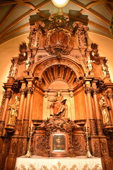 Autel&nbsp;baroque&nbsp;&agrave;&nbsp;Lima.&nbsp;P&eacute;rou