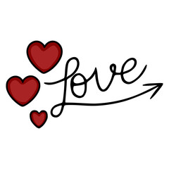 Hand-drawn vector illustration of the word 