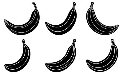 Delicious bananas arranged creatively, ideal for healthy lifestyle promotions, vibrant food blogs, tropical recipes, or fresh fruit-themed designs