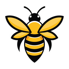 Modern Bee Icon for Branding – EPS Vector Download