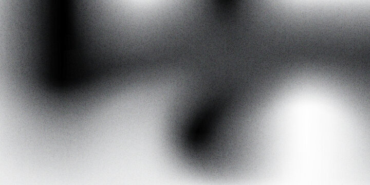 Realistic grainy texture vector design. Black white grainy background monochrome gray noisy texture dark grunge banner header poster cover backdrop design