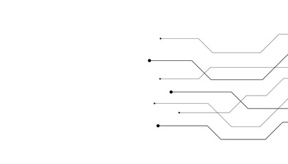 Abstract futuristic circuit board Illustration, Circuit board with various technology elements. Circuit board pattern for technology background. Vector illustration