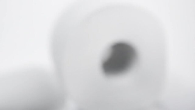 Abstract Blurred White Circle
