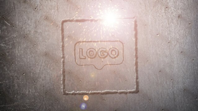 Metal Cutter Welding Plate Hard Logo Reveal