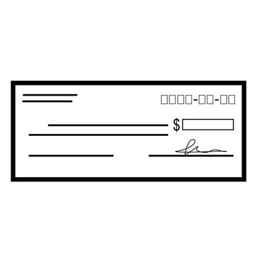 Paper check or bank draft
