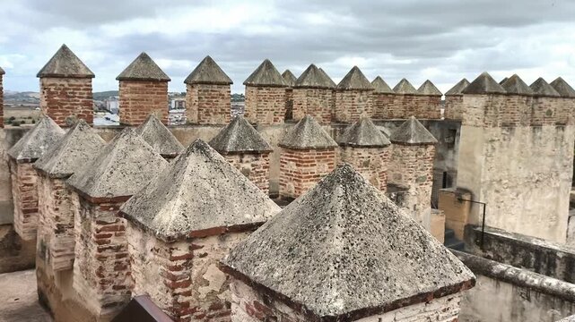 Almenas en Alcazaba de Badajoz 