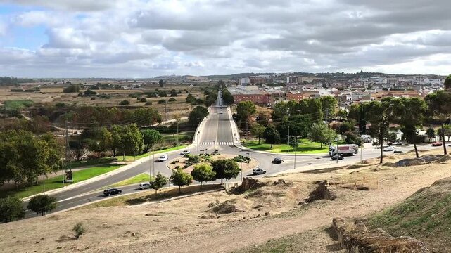 Vista de Barriada de San Roque desde la Alcazaba 