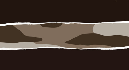 Brown abstract background with torn paper revealing earthy tones creating texture rich visual