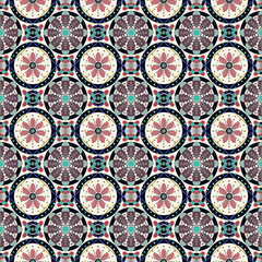 Colorless Mandala patterns