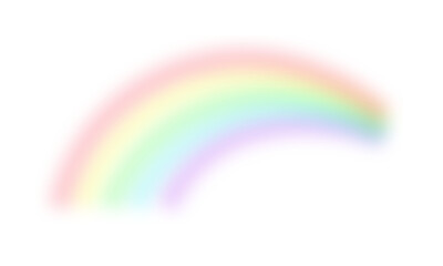 Curved rainbow light arc PNG — colorful gradient wave with bright spectrum on transparent background