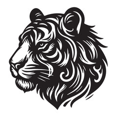 Majestic Strength in Silent Gaze