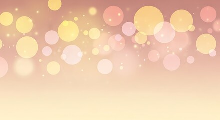 Celestial Reverie: An artistic depiction of a bokeh effect, featuring a myriad of softly glowing, radiant orbs dancing across a dreamy, gradient canvas.