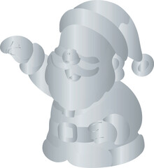 Metallic Santa Claus