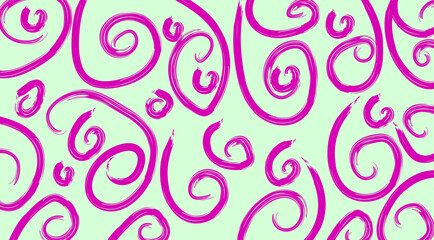 Abstract background with hand-drawn circular lines. Textured details, purple, ideal for a variety of design projects, textiles, and packaging.