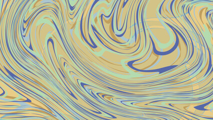 Abstract blue wave and circle background with swirling water texture and light motion design