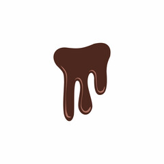 chocolate drip vector, choco melted, hot cocoa flow, sweet dessert vector, milk drop illustration, brown liquid wave, melting chocolate cartoon,