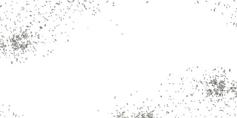 Silver foil frame, silver particles, silver. Pieces flakes of silver flakes shimmer, gold splash, silver foil on png transparent background. Premium design, wedding, vip cover template, grand opening.