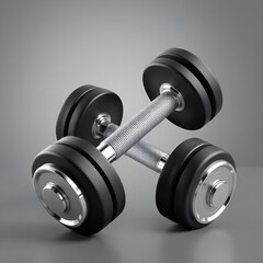 Naklejka premium Dumbbells on transparent background Dumbbells on transparent background Dumbbells on transparent background