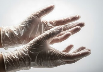 Clean hands with latex gloves, and hygiene.