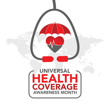 Universal Health Coverage day (UHC) is observed every year on the month of  December, Aims to raise awareness of the need for strong, equitable and resilient health systems. Vector illustration