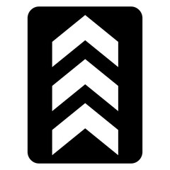 chevron solid vector