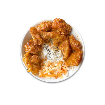 raice bowl chiken cheese