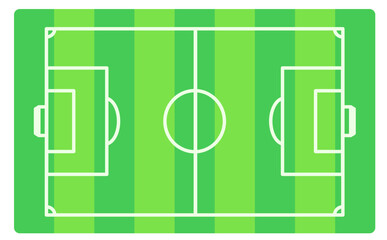 サッカー場のイラスト