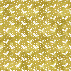 Christmas elegant golden hand drawing pattern design