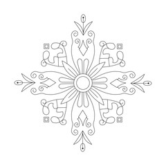 Flower line art, Floral Illustration, Embroidery Design