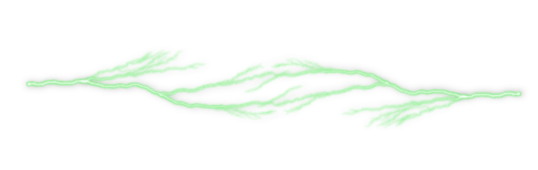 Soft green electric line effect for futuristic borders, energy designs, and abstract layouts. Glowing streak texture for digital art and sci-fi themes. A bright neon lightning graphic for modern 