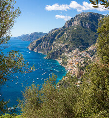 Sentiero Degli Dei - The hiking Amalfi coast -  Path of the Gods - Positano.