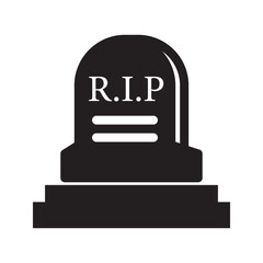 tombstone icon vector design template