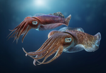 Fototapeta premium octopus in aquarium