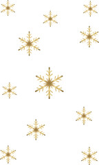 Golden Snowflakes