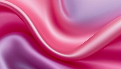 Obraz premium Crimson Tide, Silken Flow. An Abstract Dance of Color and Light on Fabric.