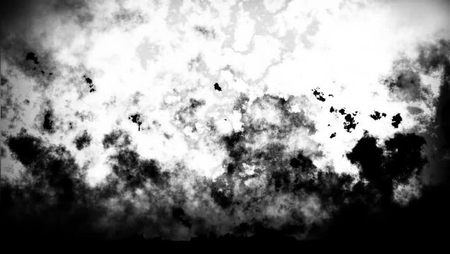 cloud against blue sky animation isolated asset, transparent 4K video, alpha channel, transparent background overlays cloud formations