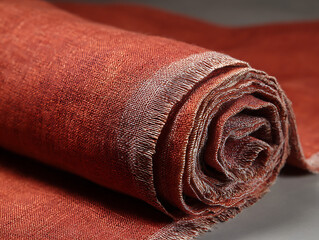 Rustic Terracotta Linen Texture: Ideal for Digital Portfolios and Interior Design Blogs for Mediterranean-Themed Decor Inspiration