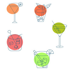minimalist cocktail drink