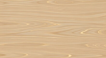 Naklejka premium Light brown wooden texture with wavy grain patterns ideal for backgrounds and design elements offering natural and organic aesthetic appeal
