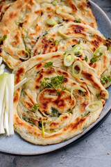 Chinese  onion pancakes