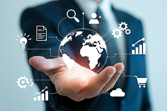 Global business strategy and technology solutions for international market expansion success