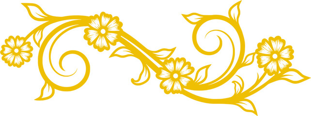 Elegant Floral Swirl Design