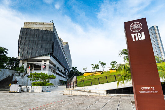 Jakarta, Indonesia - 04.02.2024: Taman Ismail Marzuki, or TIM,  Jakarta&rsquo;s iconic arts and cultural center, Indonesia